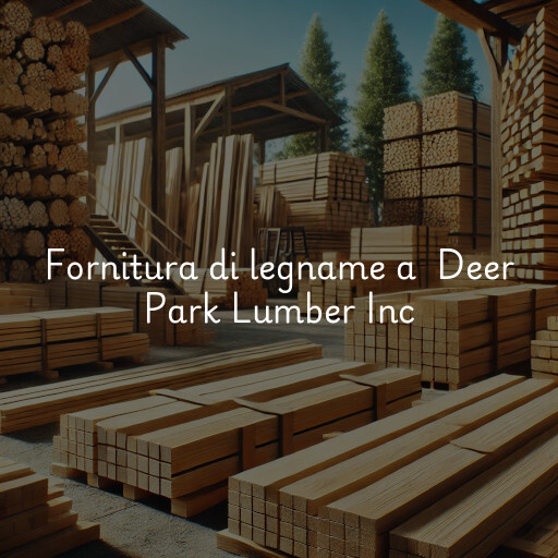 Fornitura di legname a Deer Park Lumber Inc