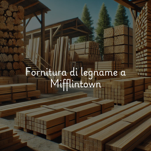Fornitura di legname a Mifflintown
