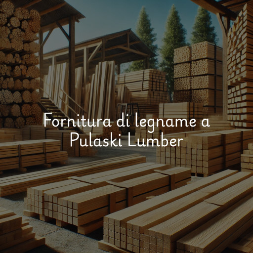 Fornitura di legname a Pulaski Lumber