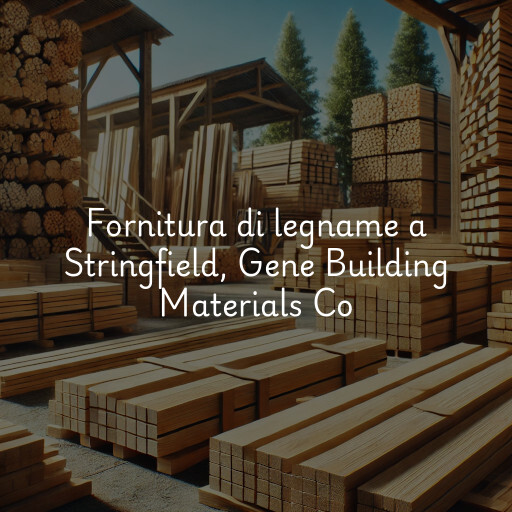 Fornitura di legname a Stringfield, Gene Building Materials Co