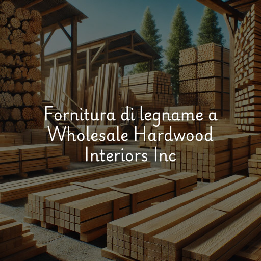 Fornitura di legname a Wholesale Hardwood Interiors Inc