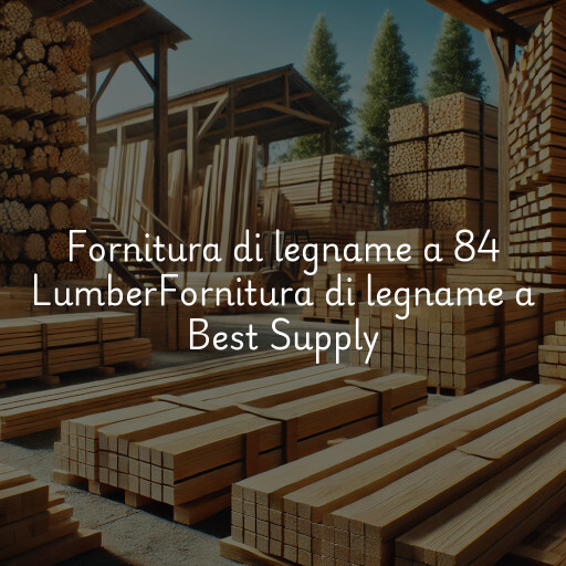 Fornitura di legname a