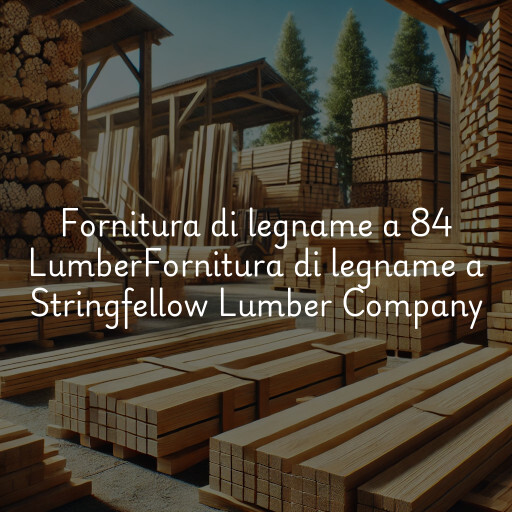 Fornitura di legname a