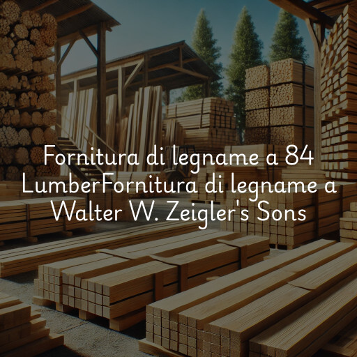 Fornitura di legname a