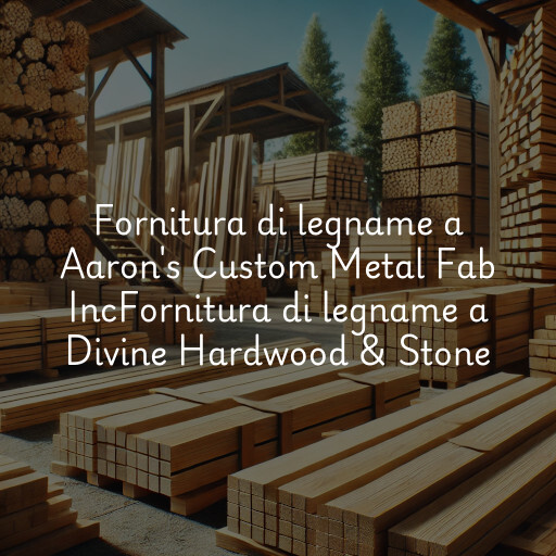Fornitura di legname a