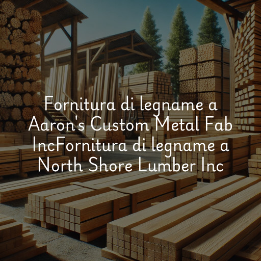 Fornitura di legname a