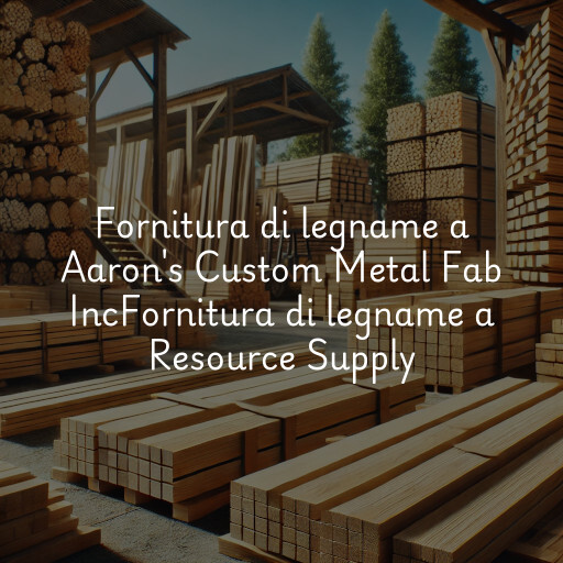 Fornitura di legname a