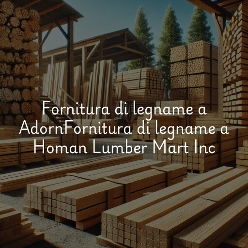 Fornitura di legname a