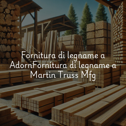 Fornitura di legname a