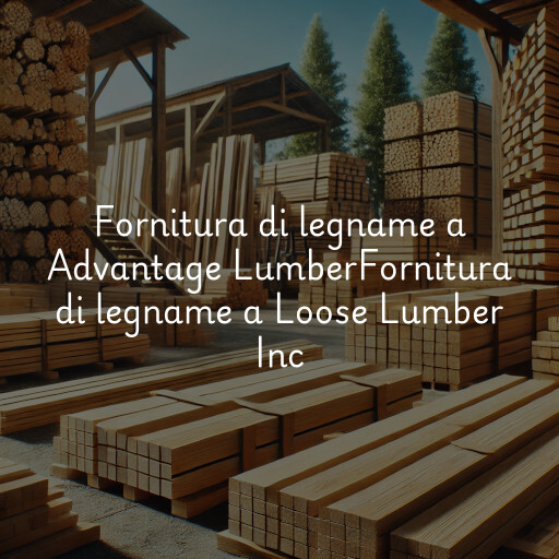 Fornitura di legname a
