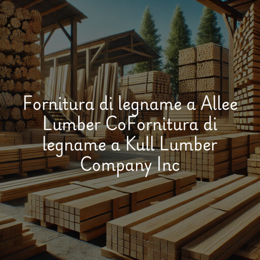 Fornitura di legname a