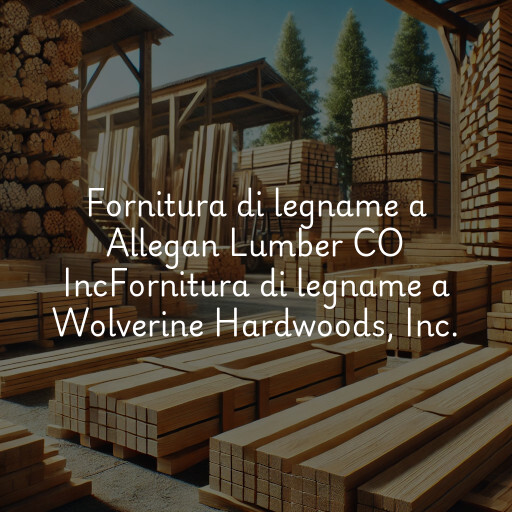 Fornitura di legname a