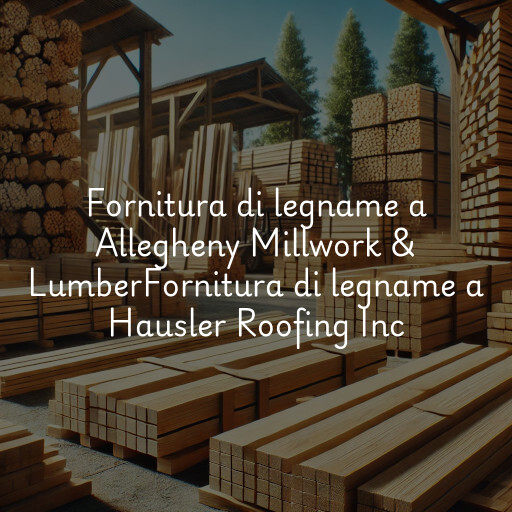 Fornitura di legname a