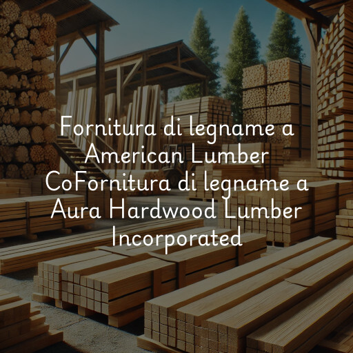 Fornitura di legname a