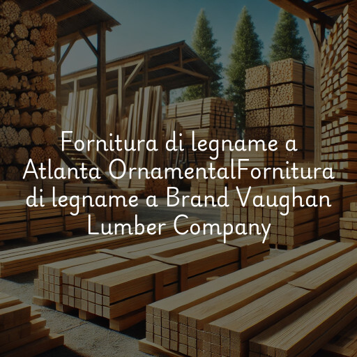 Fornitura di legname a