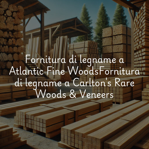 Fornitura di legname a