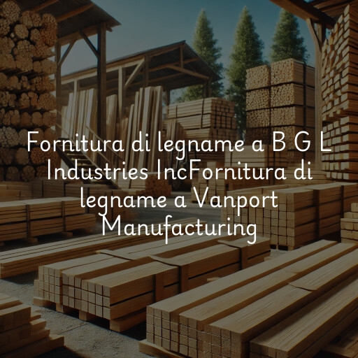 Fornitura di legname a