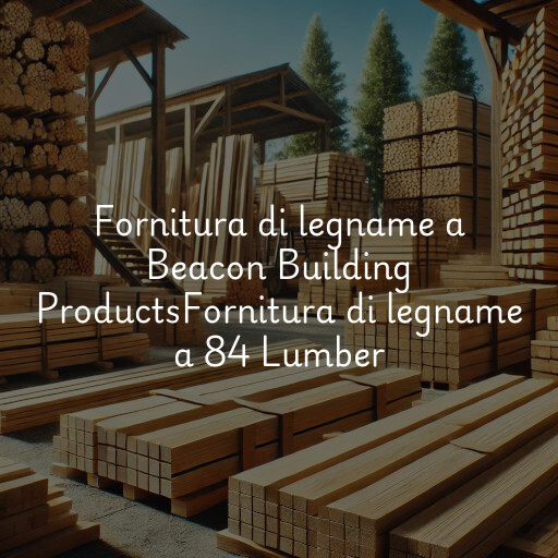 Fornitura di legname a