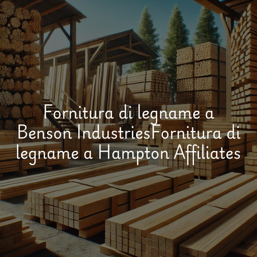 Fornitura di legname a