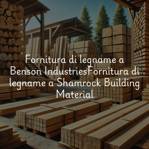 Fornitura di legname a