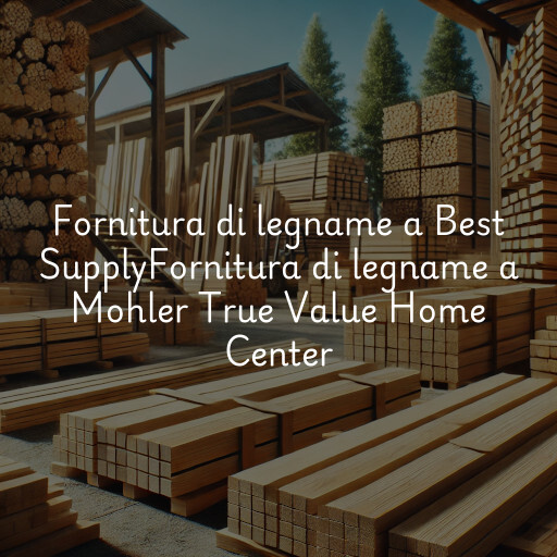 Fornitura di legname a