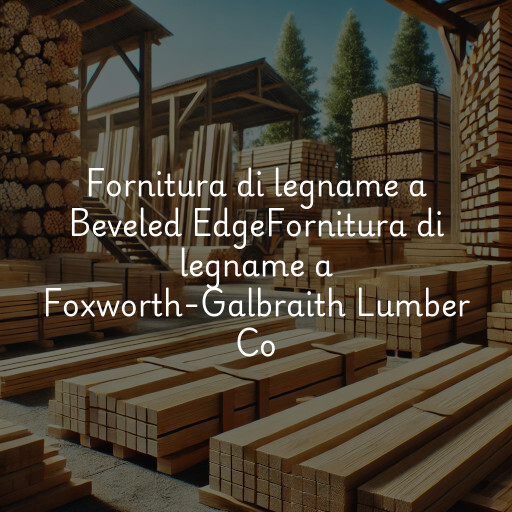 Fornitura di legname a