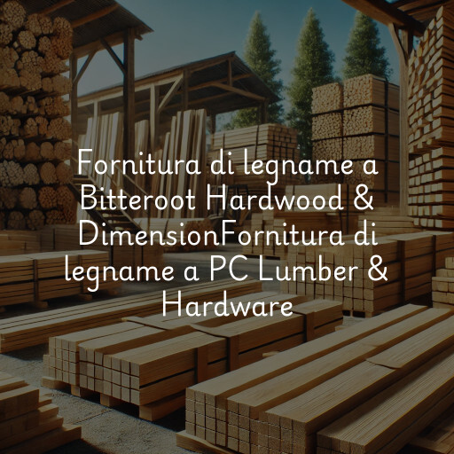 Fornitura di legname a