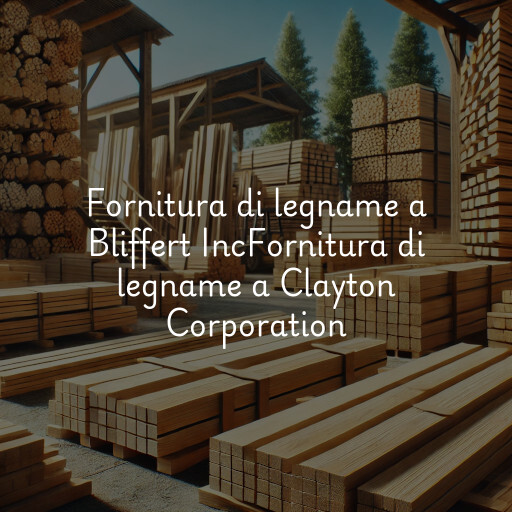 Fornitura di legname a
