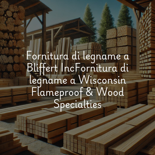Fornitura di legname a