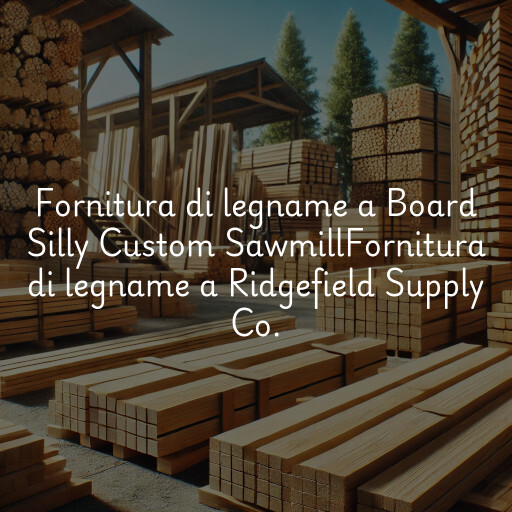 Fornitura di legname a