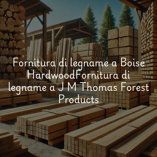 Fornitura di legname a