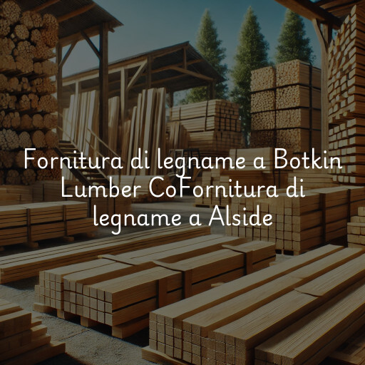 Fornitura di legname a