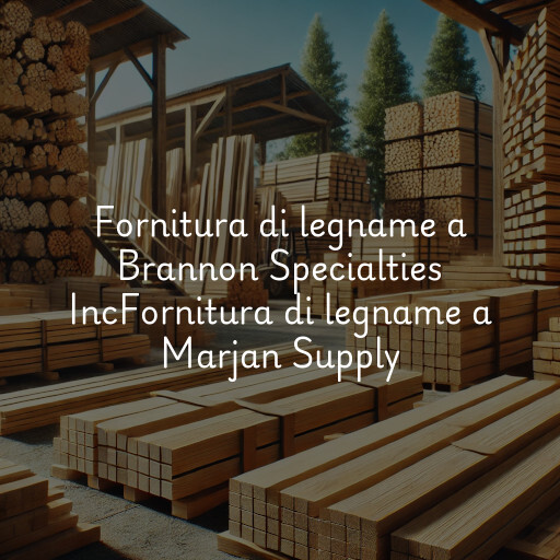 Fornitura di legname a