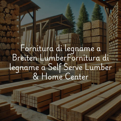 Fornitura di legname a