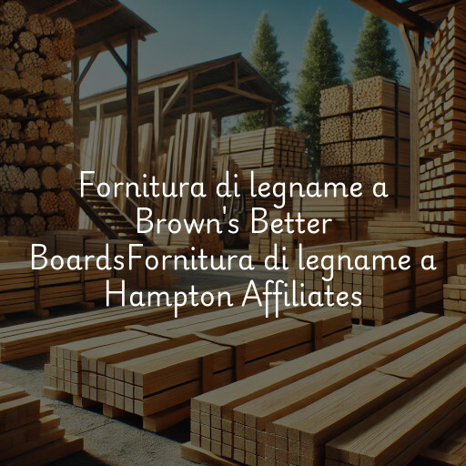 Fornitura di legname a