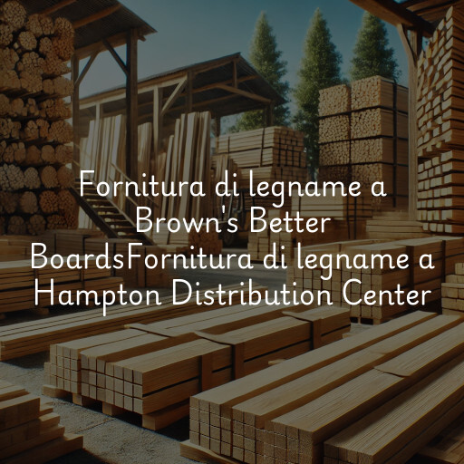 Fornitura di legname a