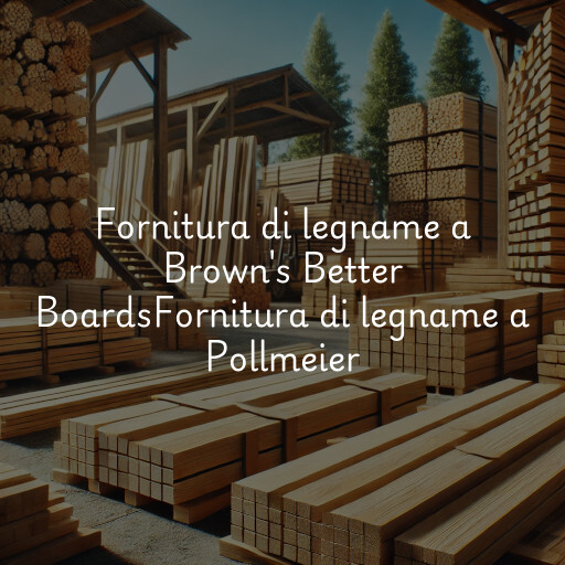Fornitura di legname a