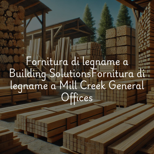 Fornitura di legname a