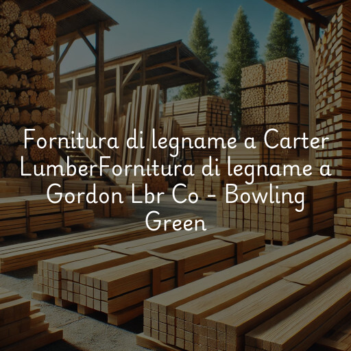 Fornitura di legname a