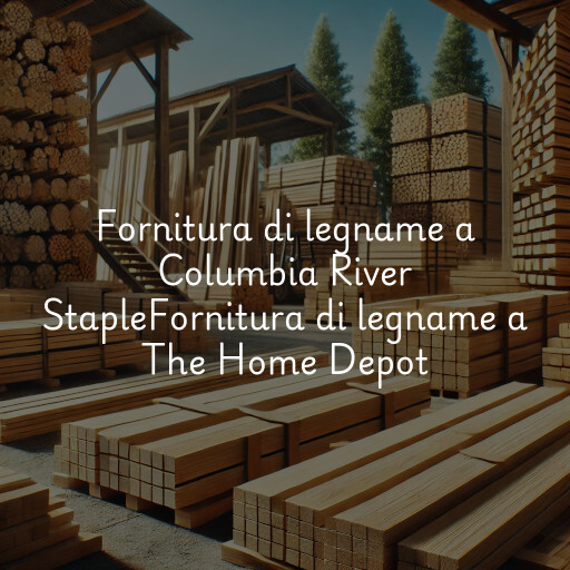 Fornitura di legname a