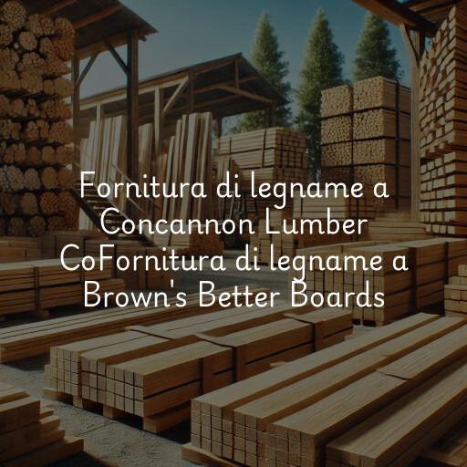 Fornitura di legname a