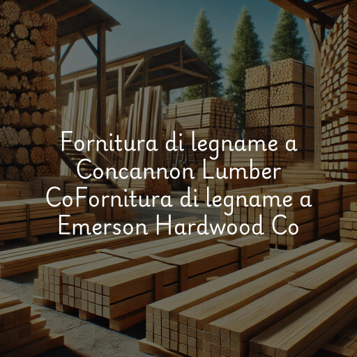 Fornitura di legname a