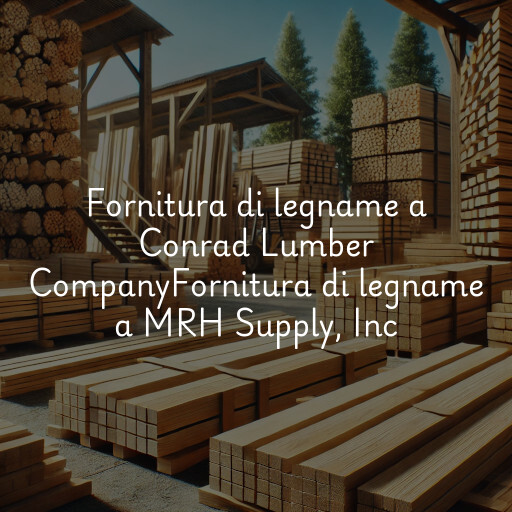 Fornitura di legname a