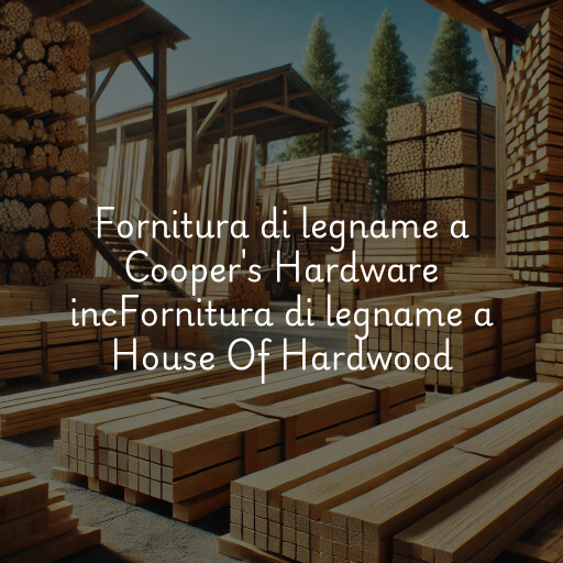 Fornitura di legname a