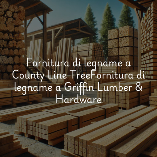 Fornitura di legname a