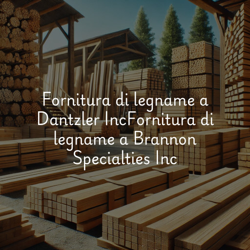 Fornitura di legname a