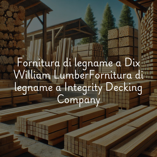 Fornitura di legname a