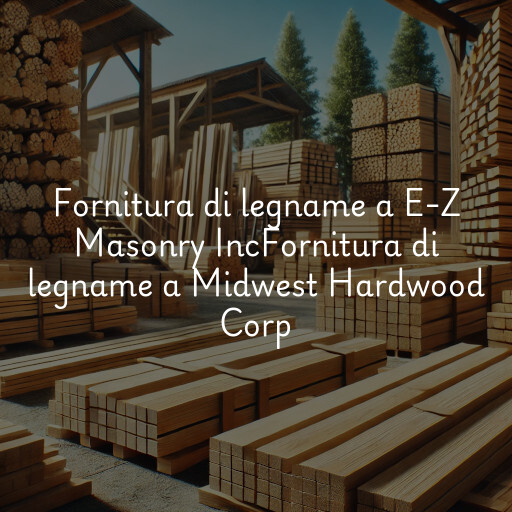 Fornitura di legname a