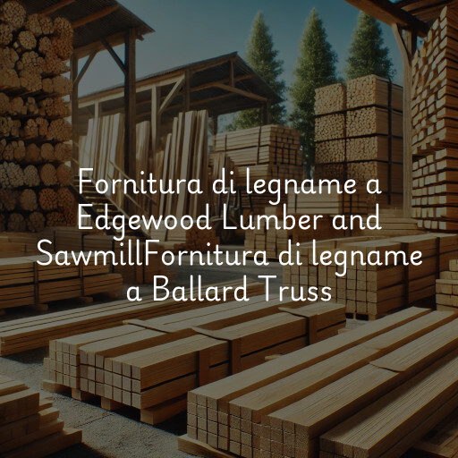 Fornitura di legname a