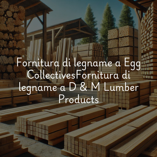 Fornitura di legname a